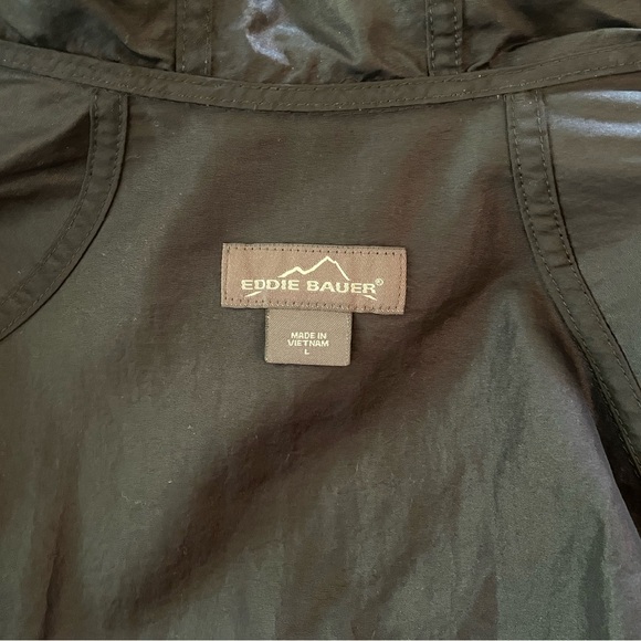 Women’s Eddie Bauer Black Wind/Rain Jacket | Size L - Picture 5 of 5